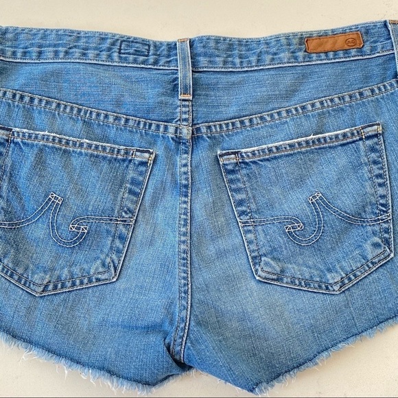 SOLD AG The Bonnie Mid-Rise Cutoff Relaxed Jean Shorts Shorts Size 29 - Picture 9 of 10